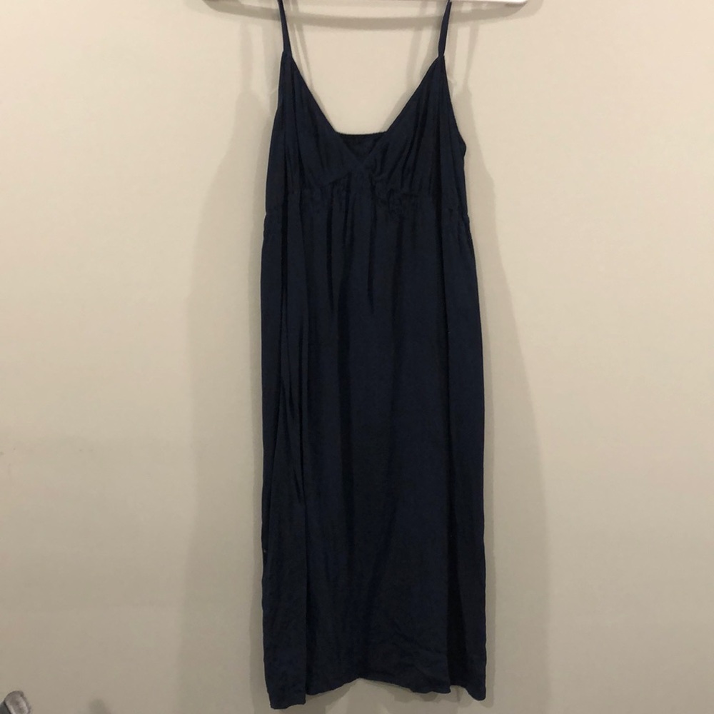 100% silk midi dress